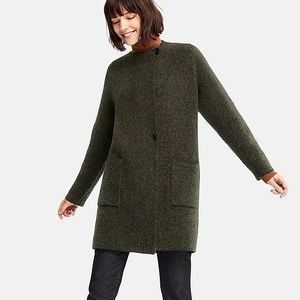 Tweed Knitted Coat